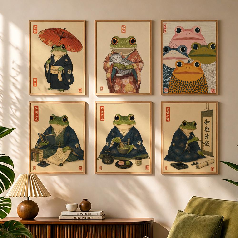 Lifestyle Of Japanese - Kulturowy Japoński Żaba Styl Życia Malarstwo