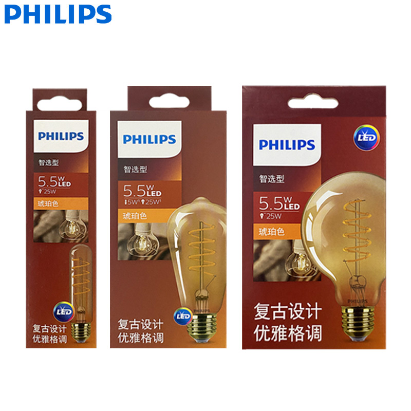 Philips Bulb Led Classic - Żarówka dekoracyjna LED Philips Soft Amber